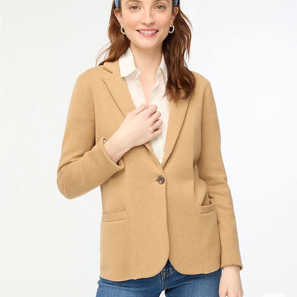 J Crew Factory Schoolboy sweater blazer